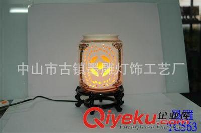 匠心雕琢，光影生輝——中山市古鎮(zhèn)墨雕燈飾工藝廠精品陶瓷臺(tái)燈直銷